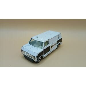Vintage Yatming DELIGHTFUL VAN No. 1501 Police Van